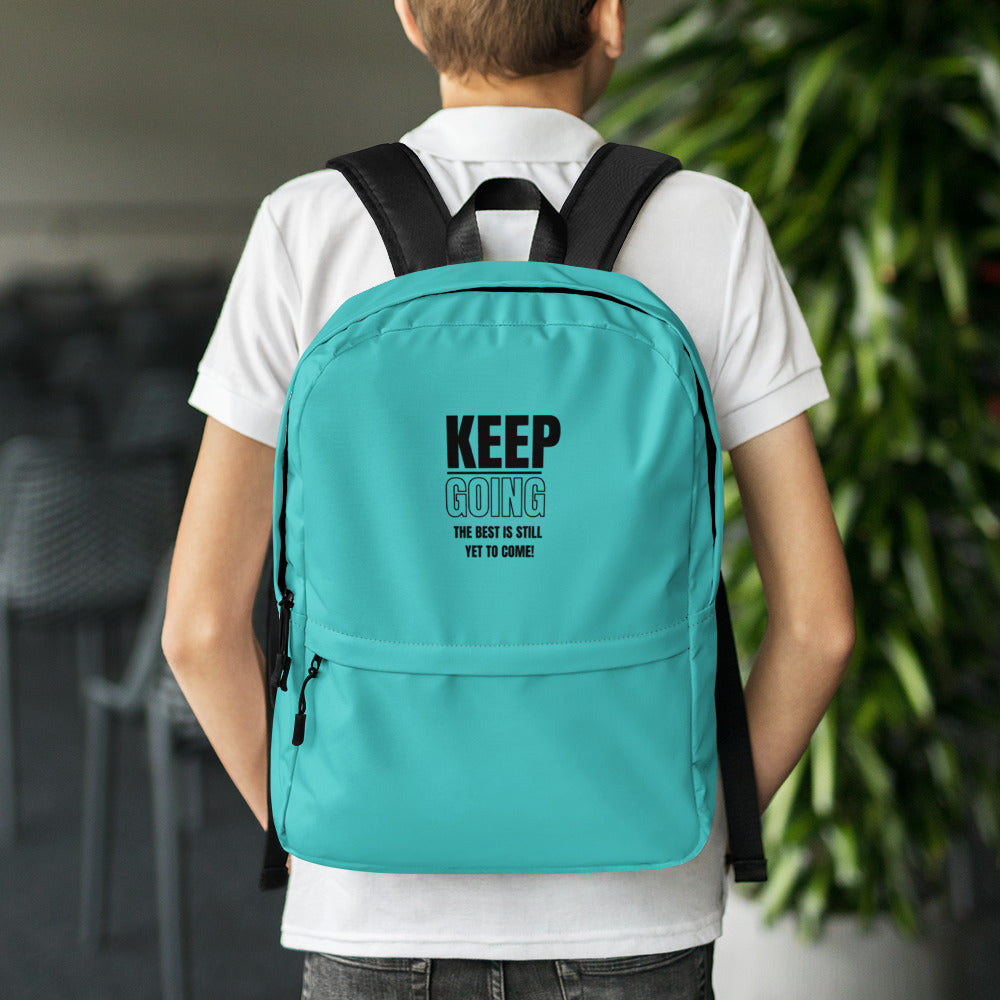 Backpack-KEEP GOING (TURQUOISE)