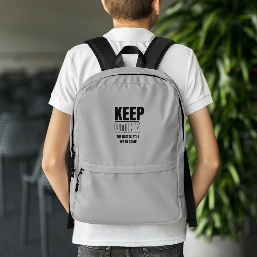 Backpack-KEEP GOING (GREY)