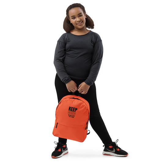 Backpack-KEEP GOING (ORANGE)