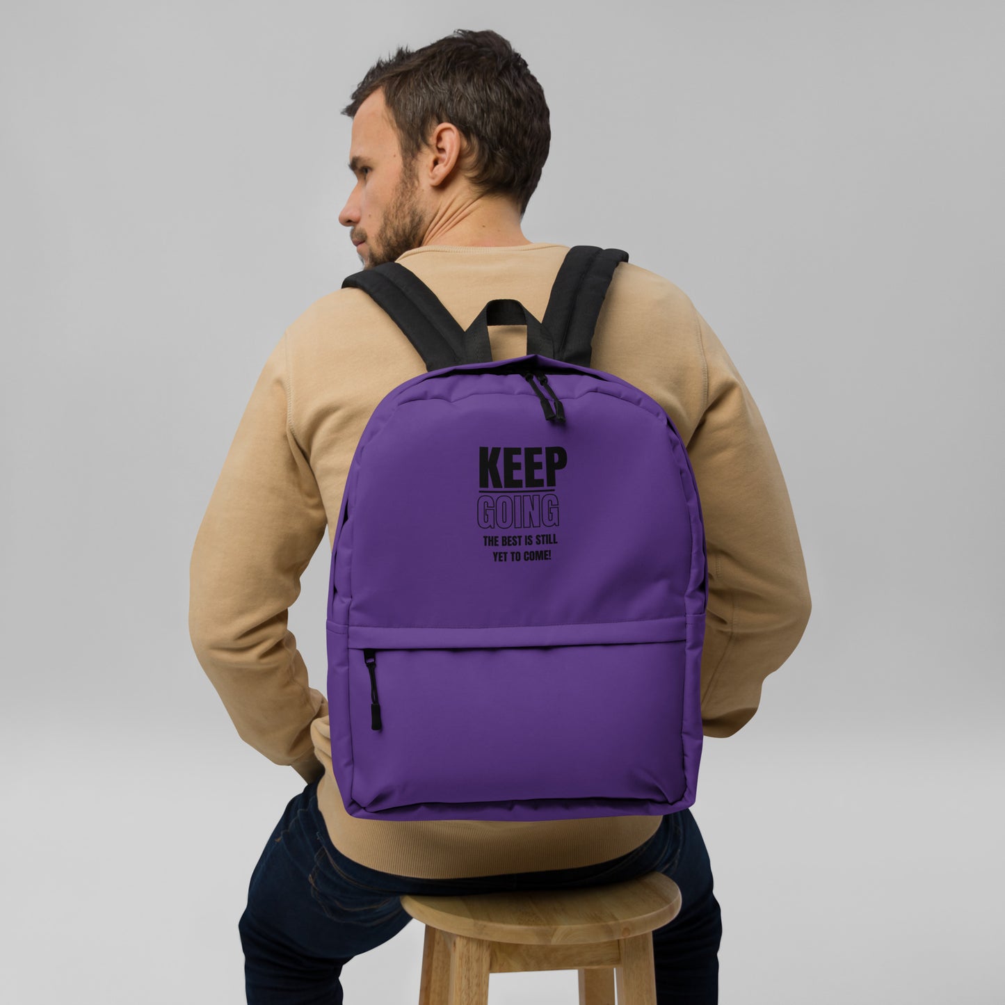 Backpack-KEEP GOING (PURPLE)