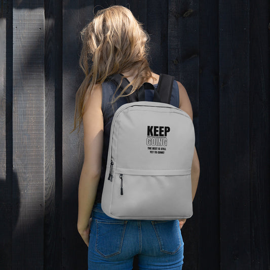 Backpack-KEEP GOING (GREY)