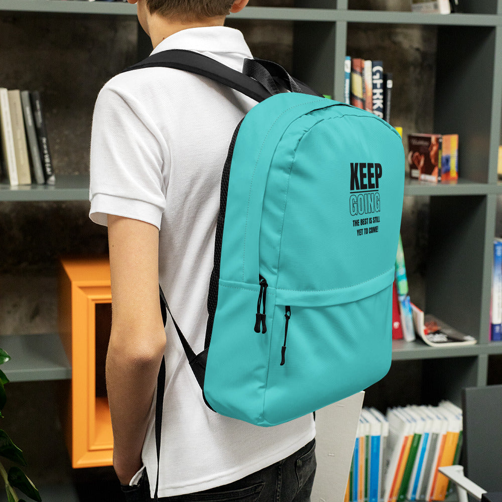 Backpack-KEEP GOING (TURQUOISE)