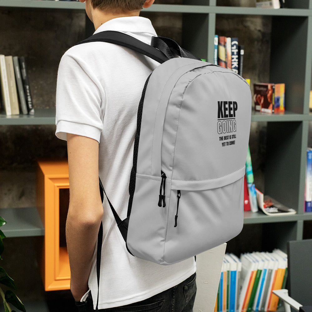 Backpack-KEEP GOING (GREY)