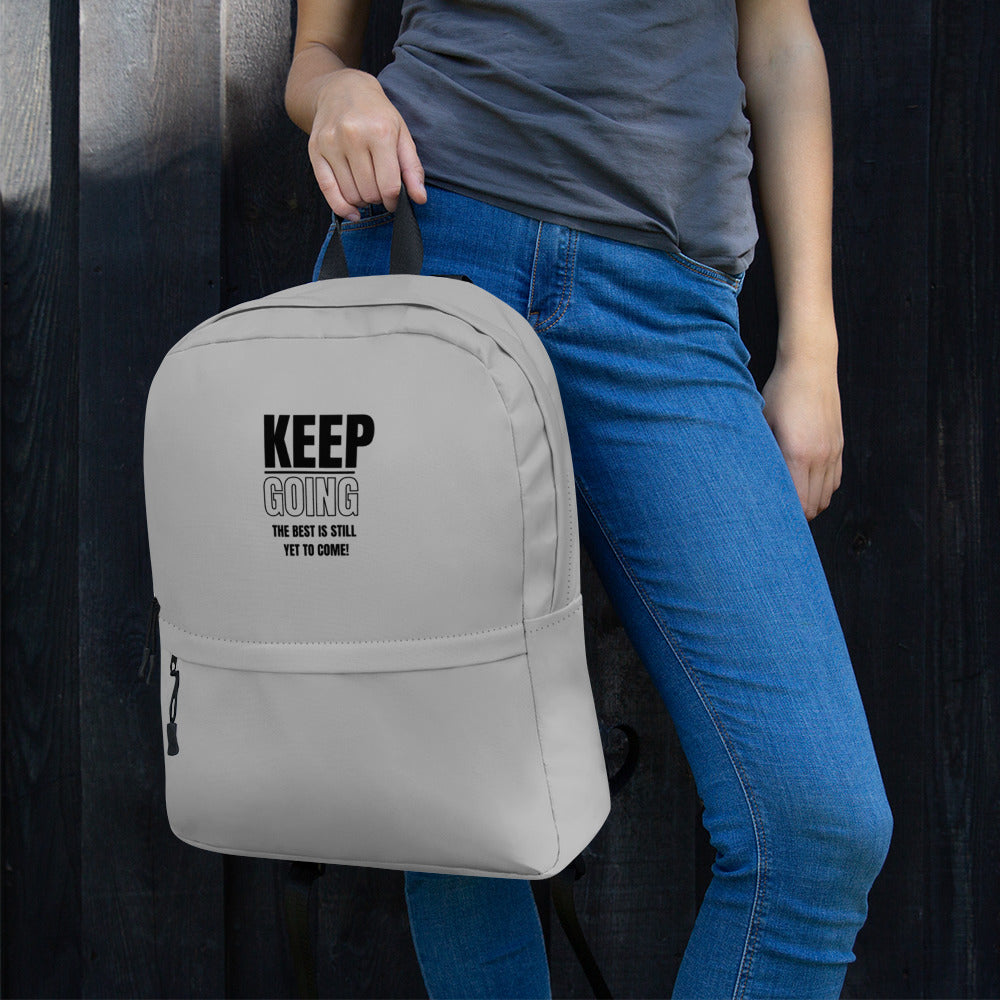 Backpack-KEEP GOING (GREY)