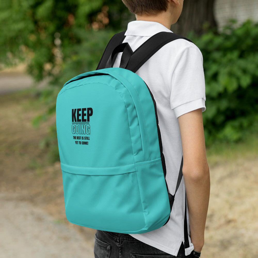 Backpack-KEEP GOING (TURQUOISE)