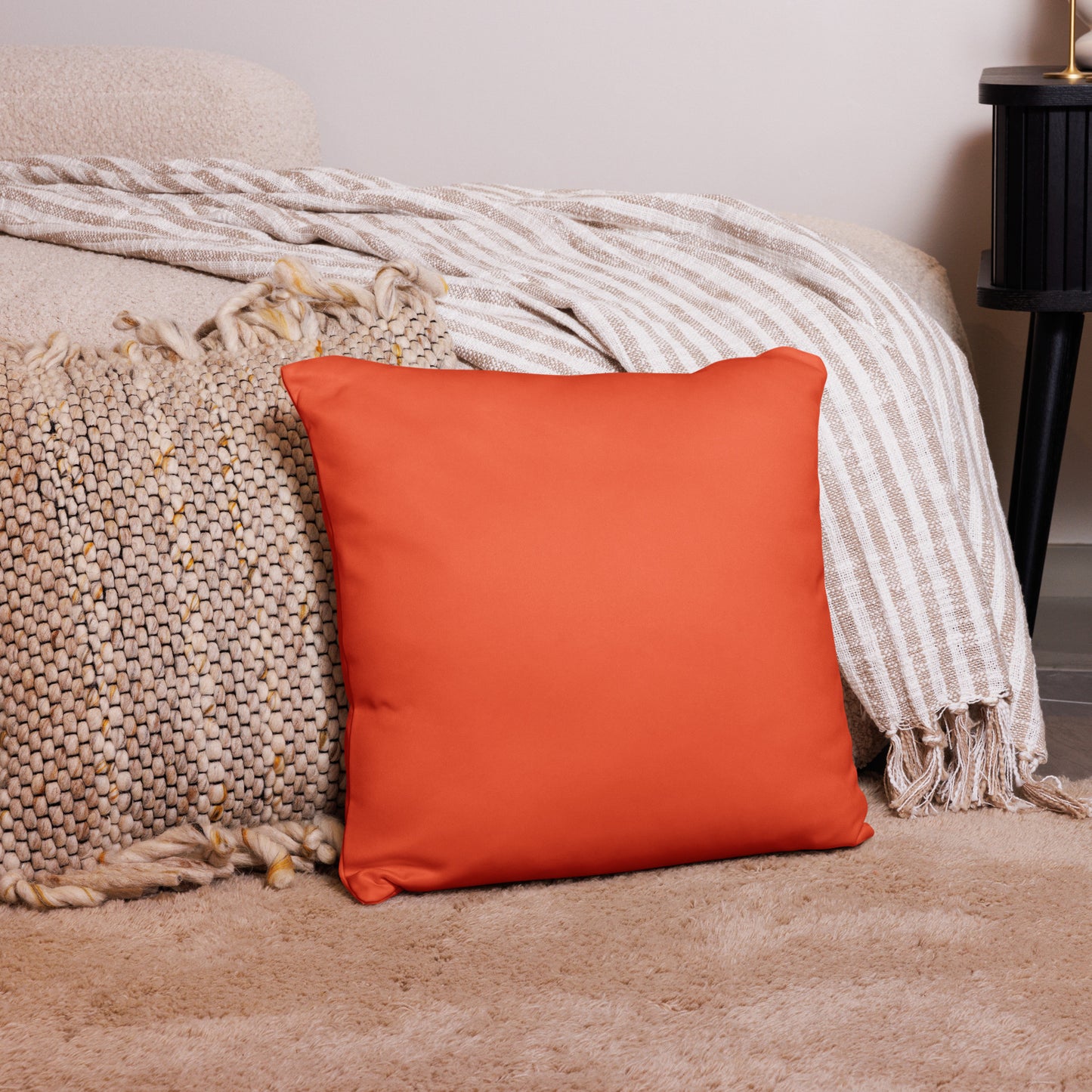 Basic Pillow-KEEP GOING (ORANGE)