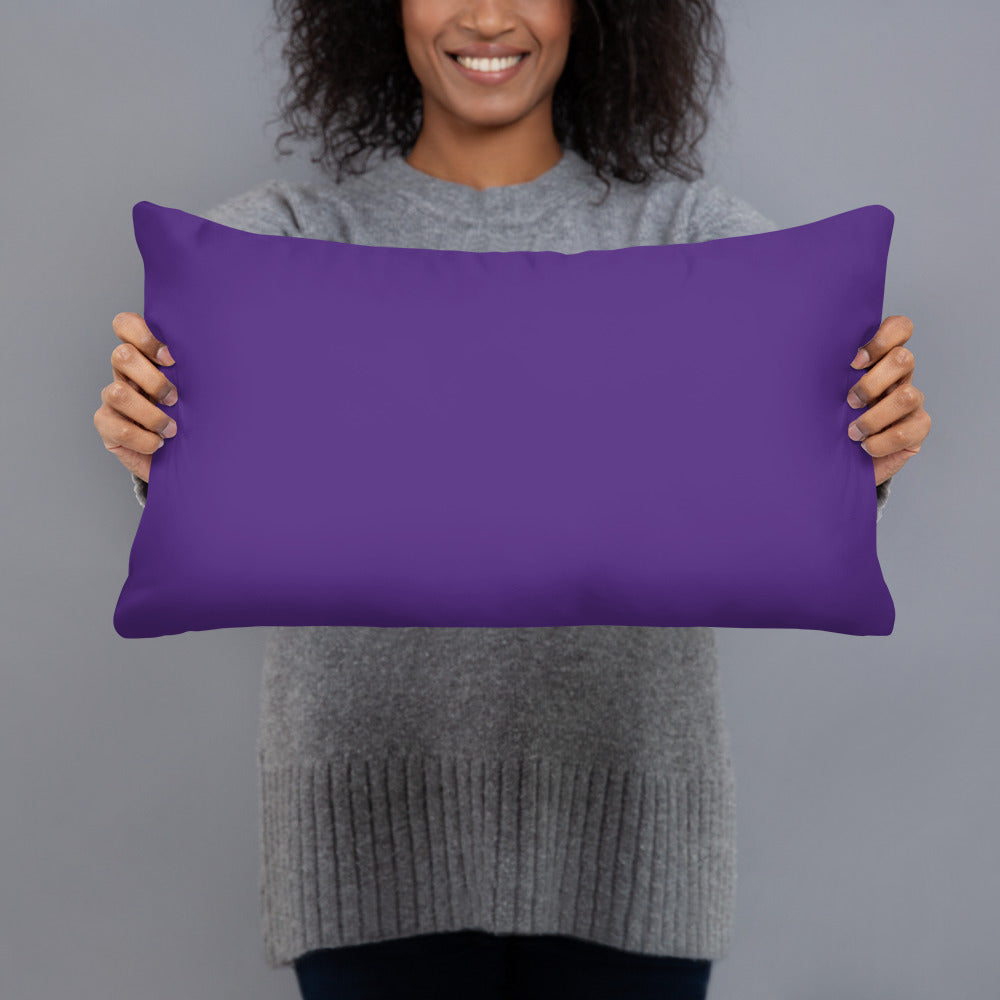 Basic Pillow-LOVE BIG (PURPLE)