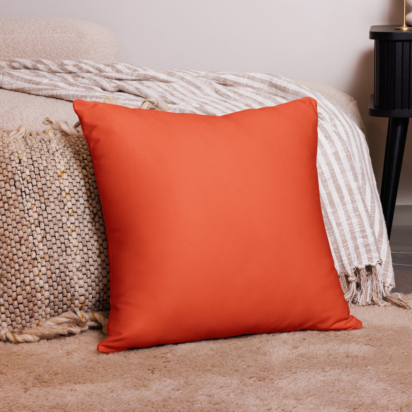 Basic Pillow-KEEP GOING (ORANGE)