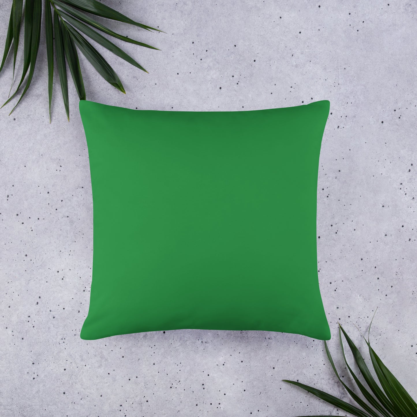 Basic Pillow-KEEP GOING (GREEN)