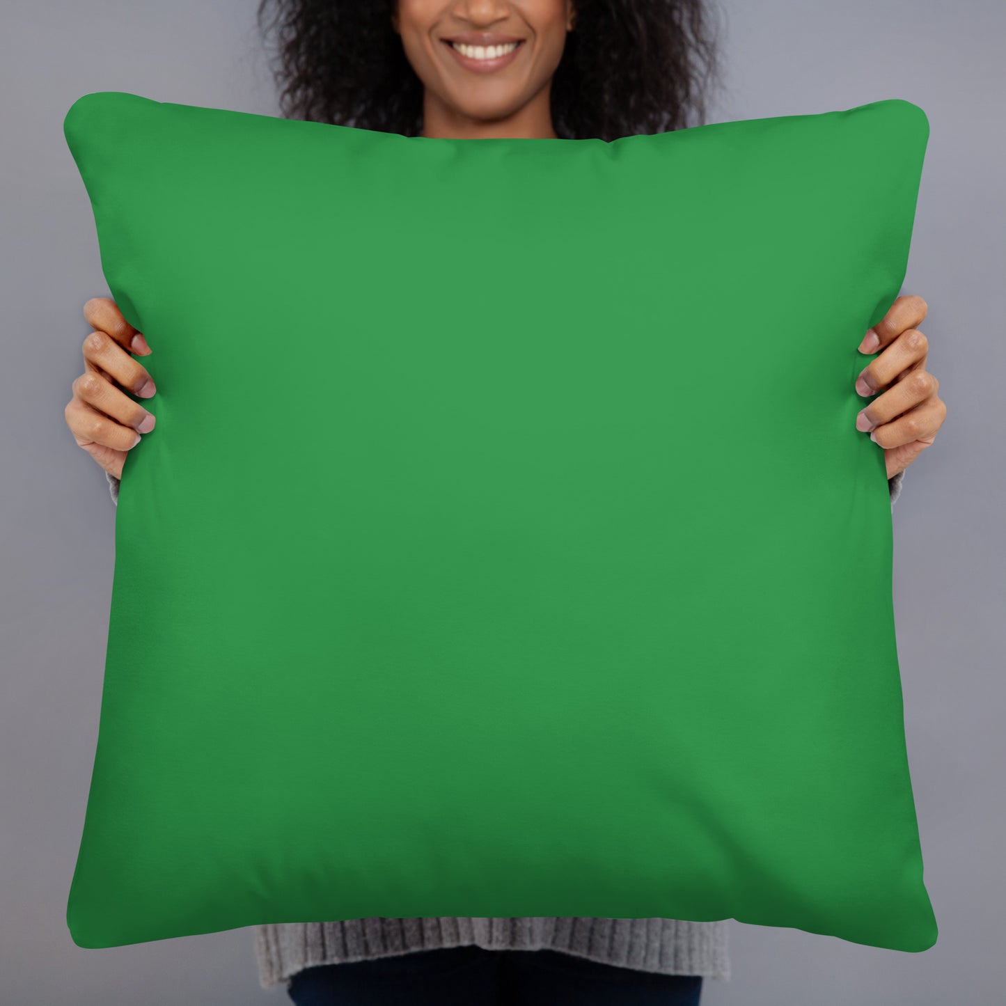 Basic Pillow-LOVE BIG (GREEN)