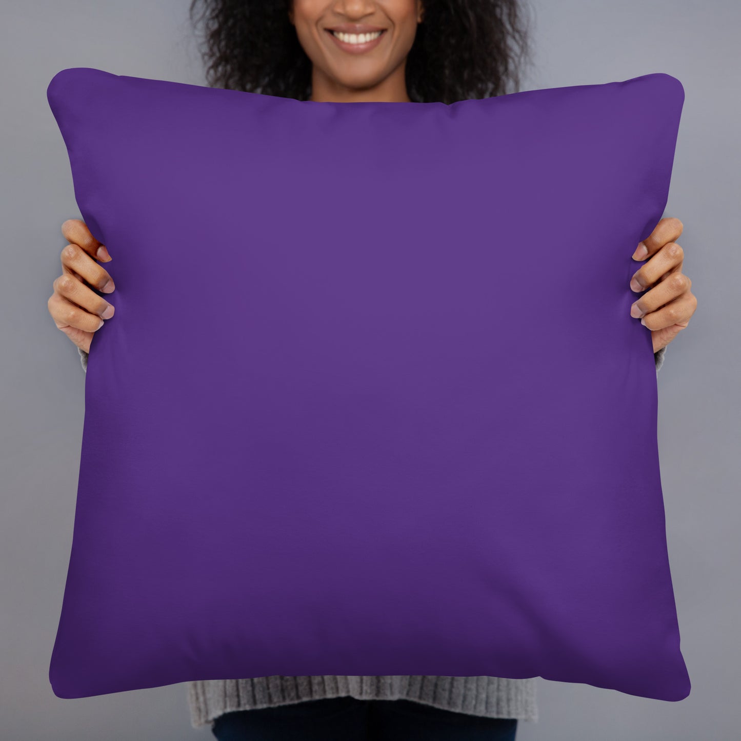 Basic Pillow-LOVE BIG (PURPLE)