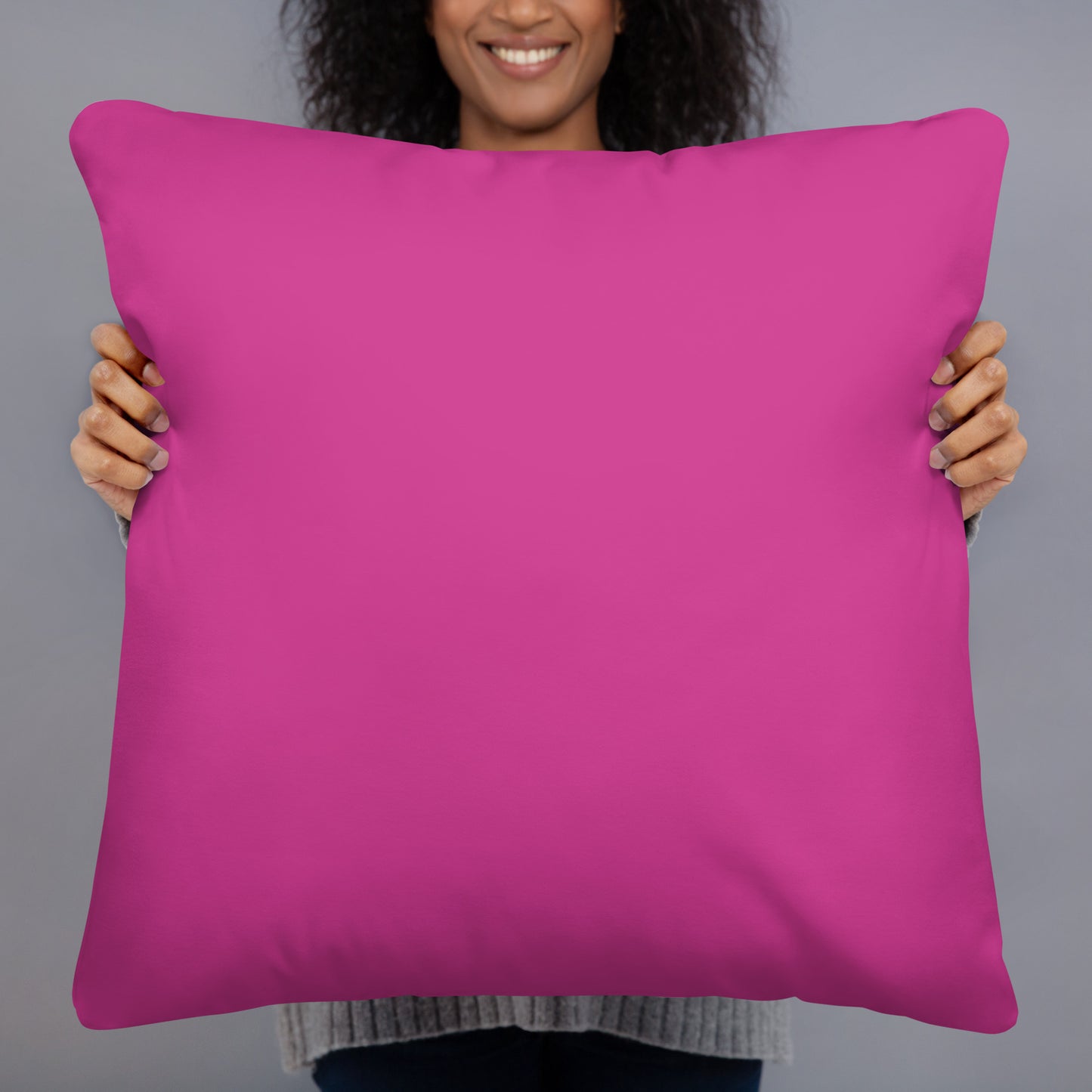 Basic Pillow-LOVE BIG (FUSCHIA)