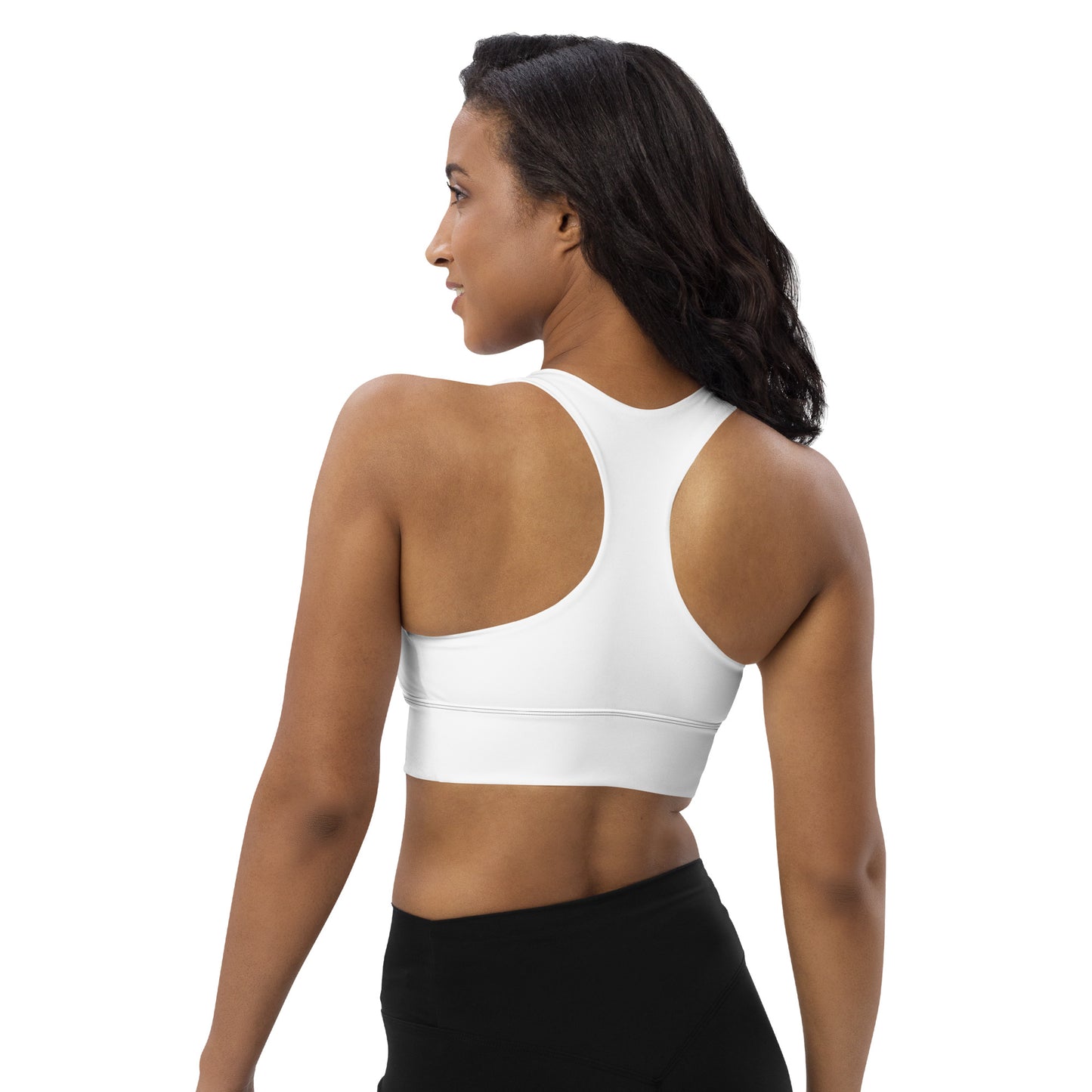 Longline Sports Bra-KEEP GOING