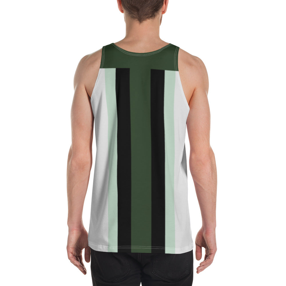 King Jesus Unisex Tank Top (Green)