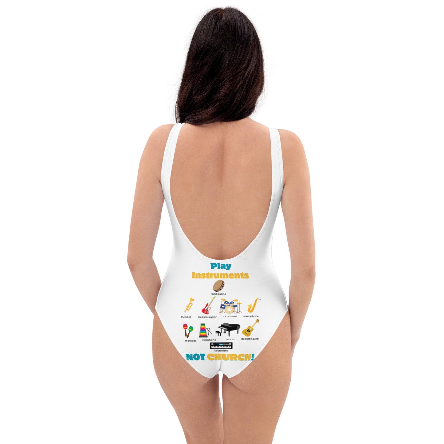 One-Piece Swimsuit-Play Instruments NOT Church