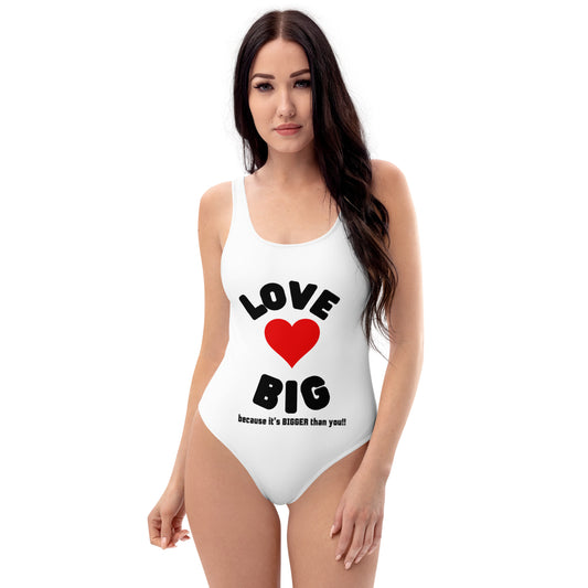 One-Piece Swimsuit-LOVE BIG