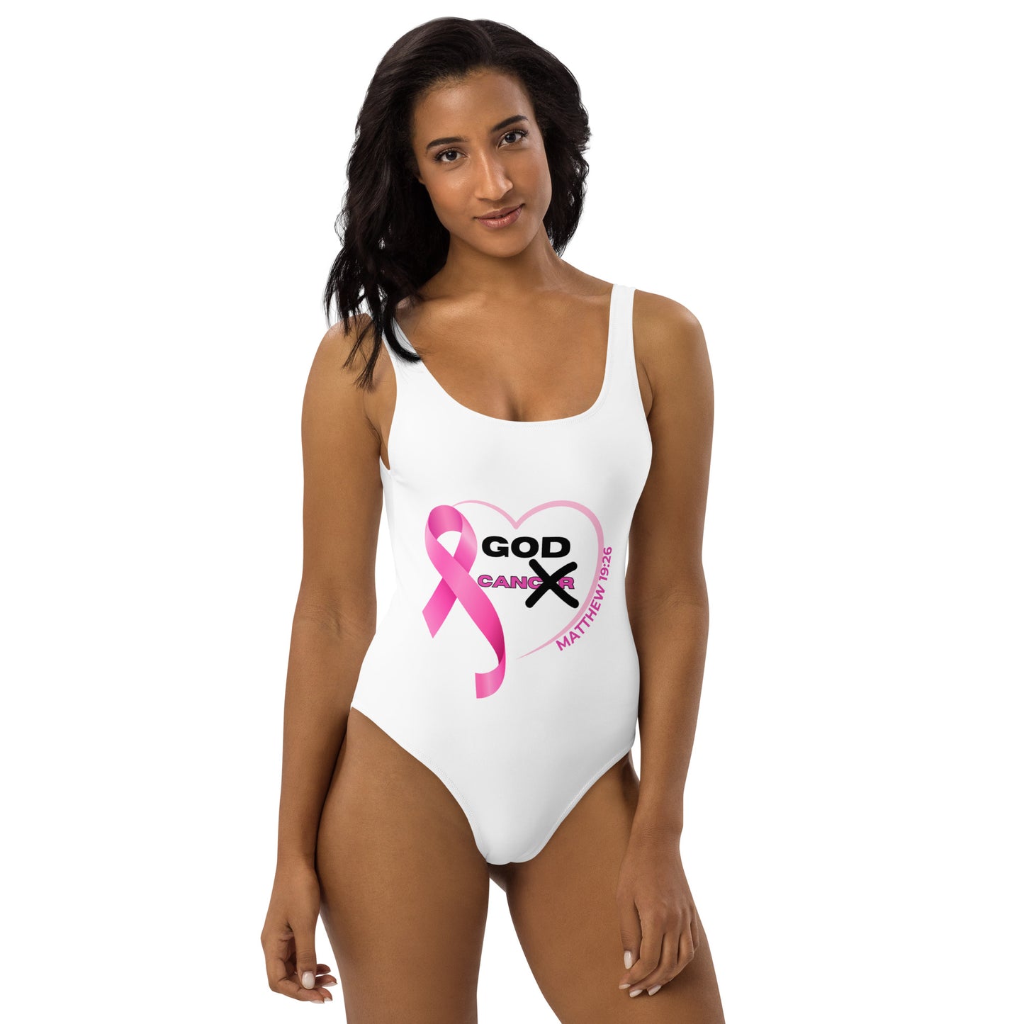 One-Piece Swimsuit-GOD CAN