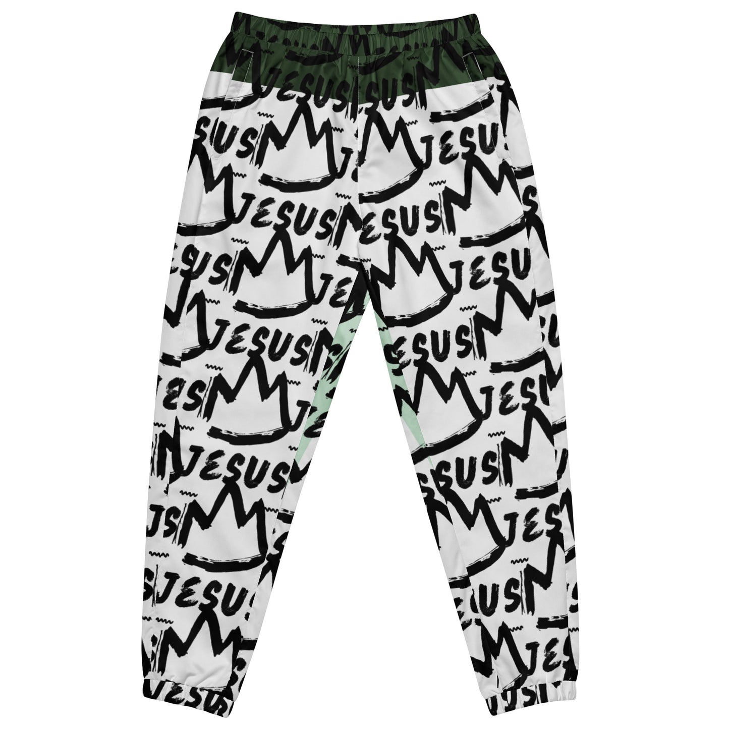 King Jesus Unisex Track Pants (Green)