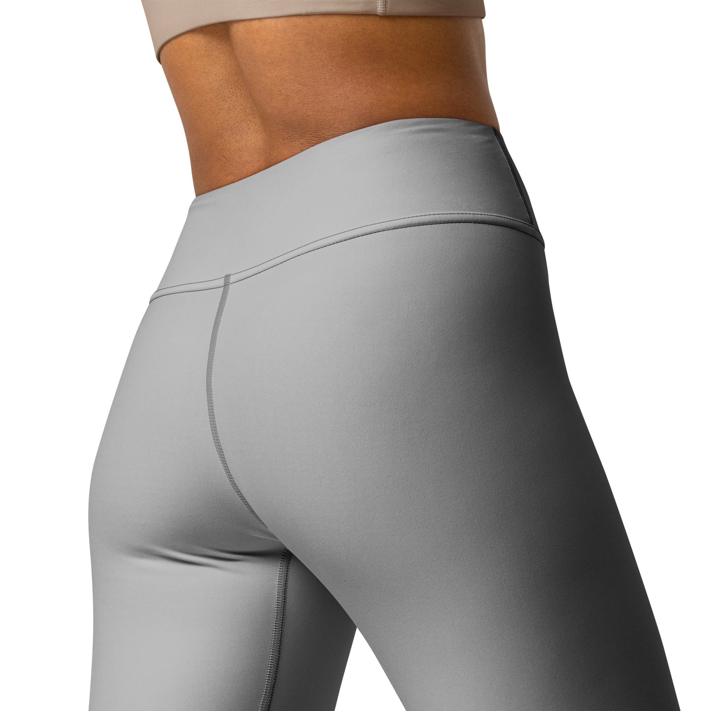 Yoga Leggings-KEEP GOING (GREY)