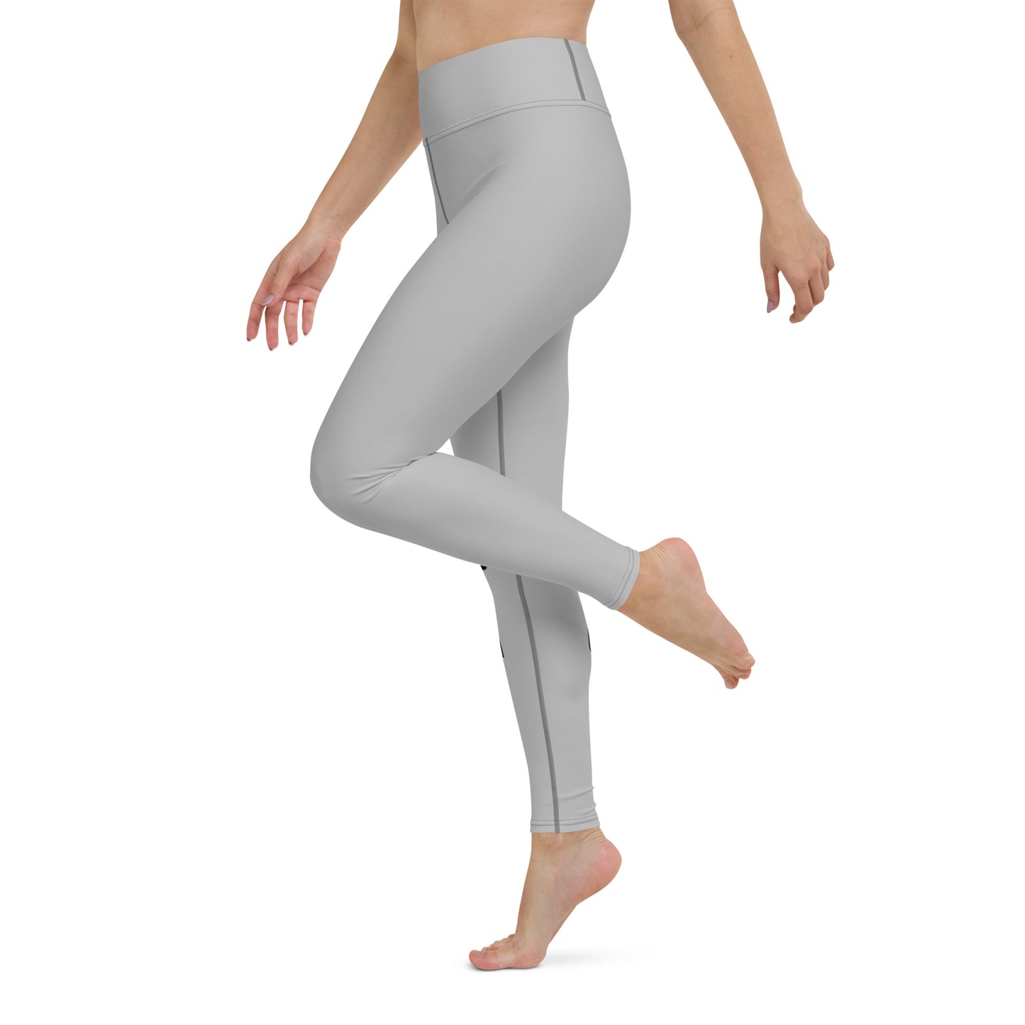 Yoga Leggings-KEEP GOING (GREY)