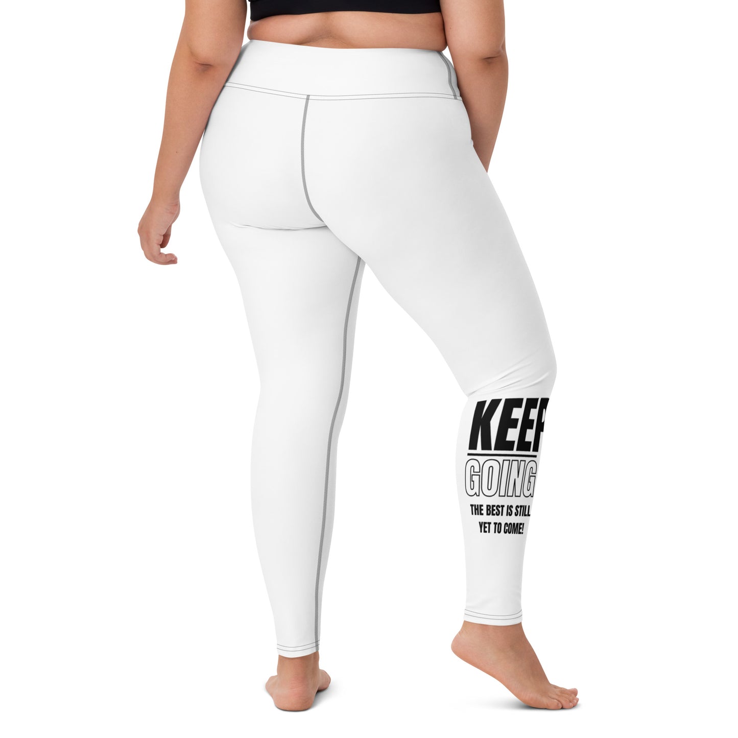 Yoga Leggings-KEEP GOING