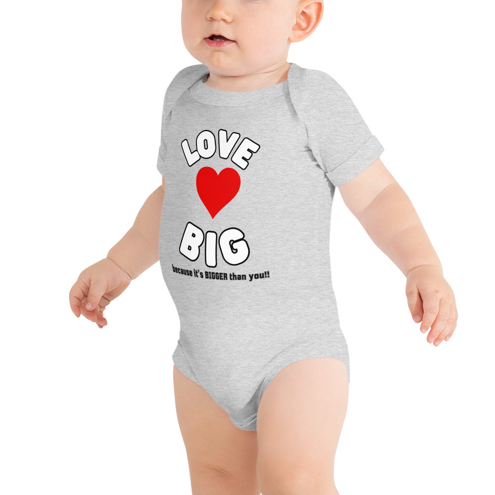 Baby Short Sleeve One Piece-LOVE BIG