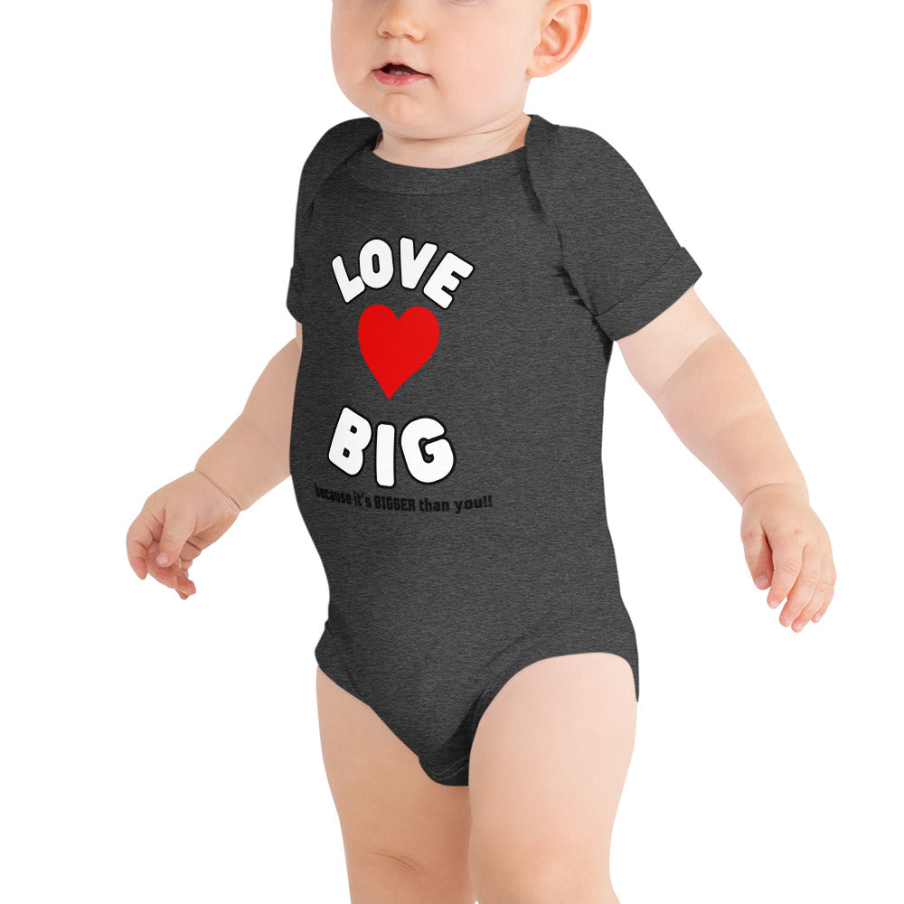 Baby Short Sleeve One Piece-LOVE BIG