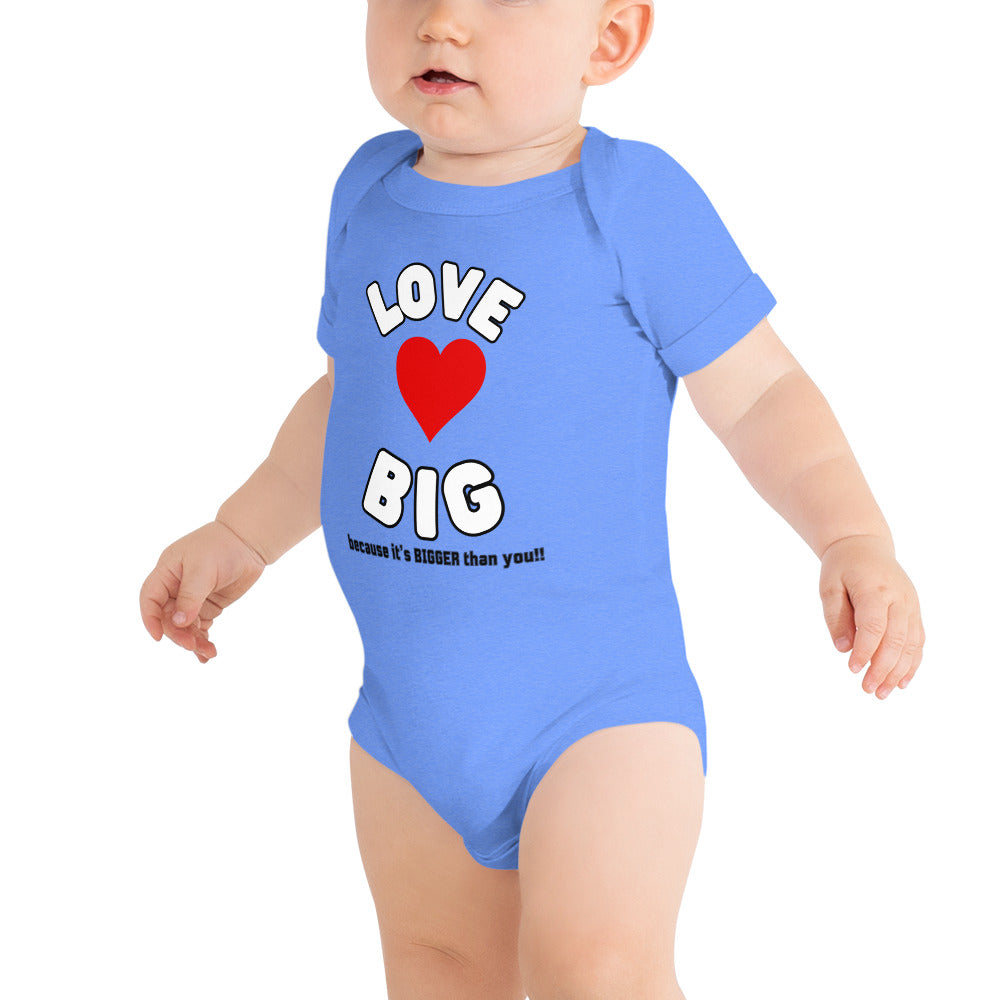 Baby Short Sleeve One Piece-LOVE BIG