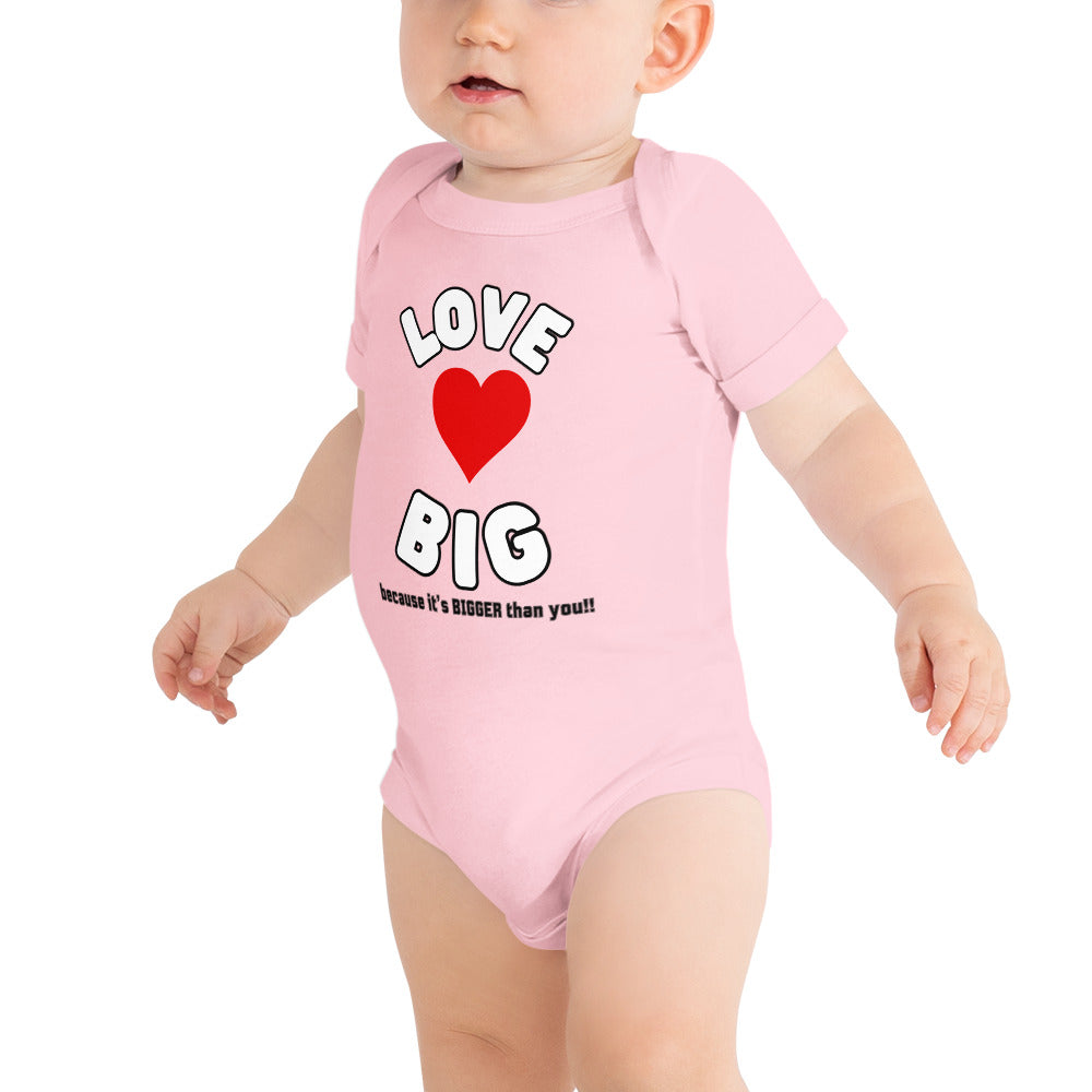 Baby Short Sleeve One Piece-LOVE BIG