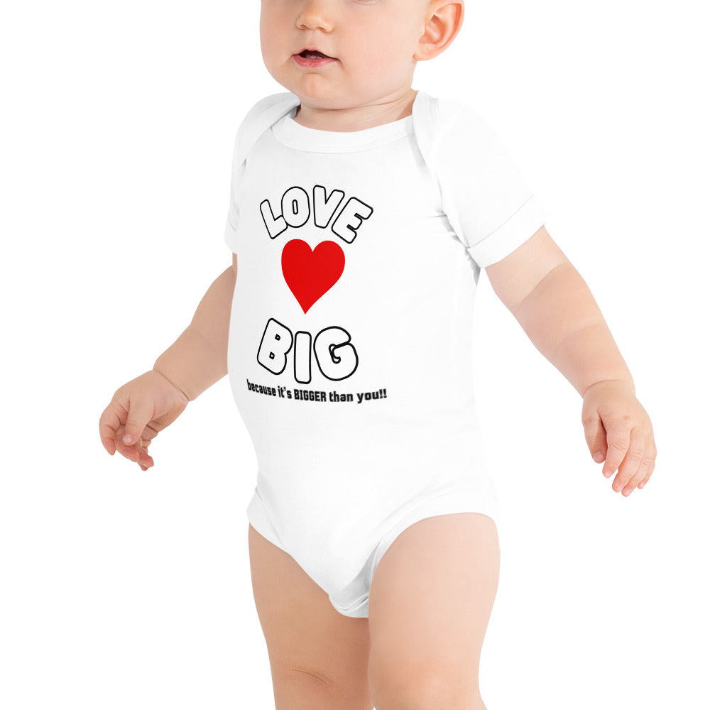 Baby Short Sleeve One Piece-LOVE BIG