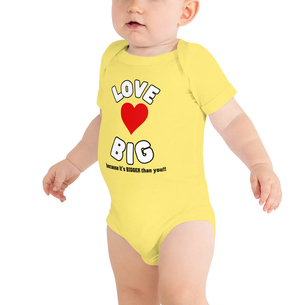 Baby Short Sleeve One Piece-LOVE BIG