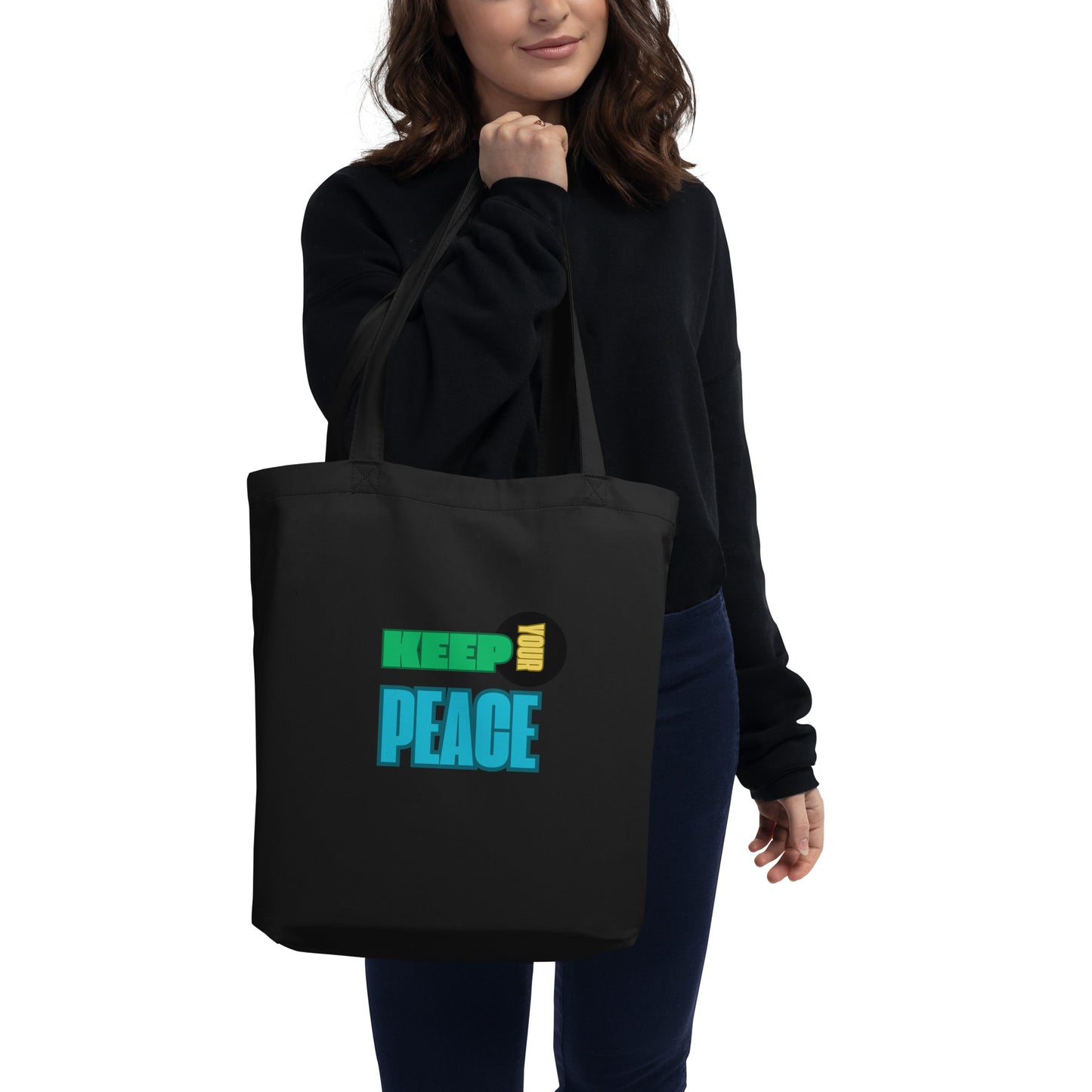 Eco Tote Bag-KEEP YOUR PEACE