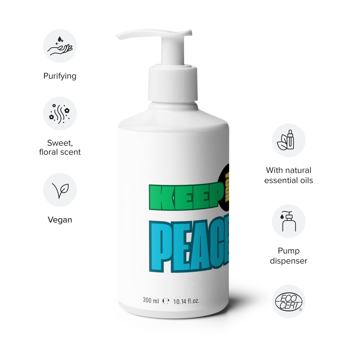 hand & body wash-KEEP YOUR PEACE