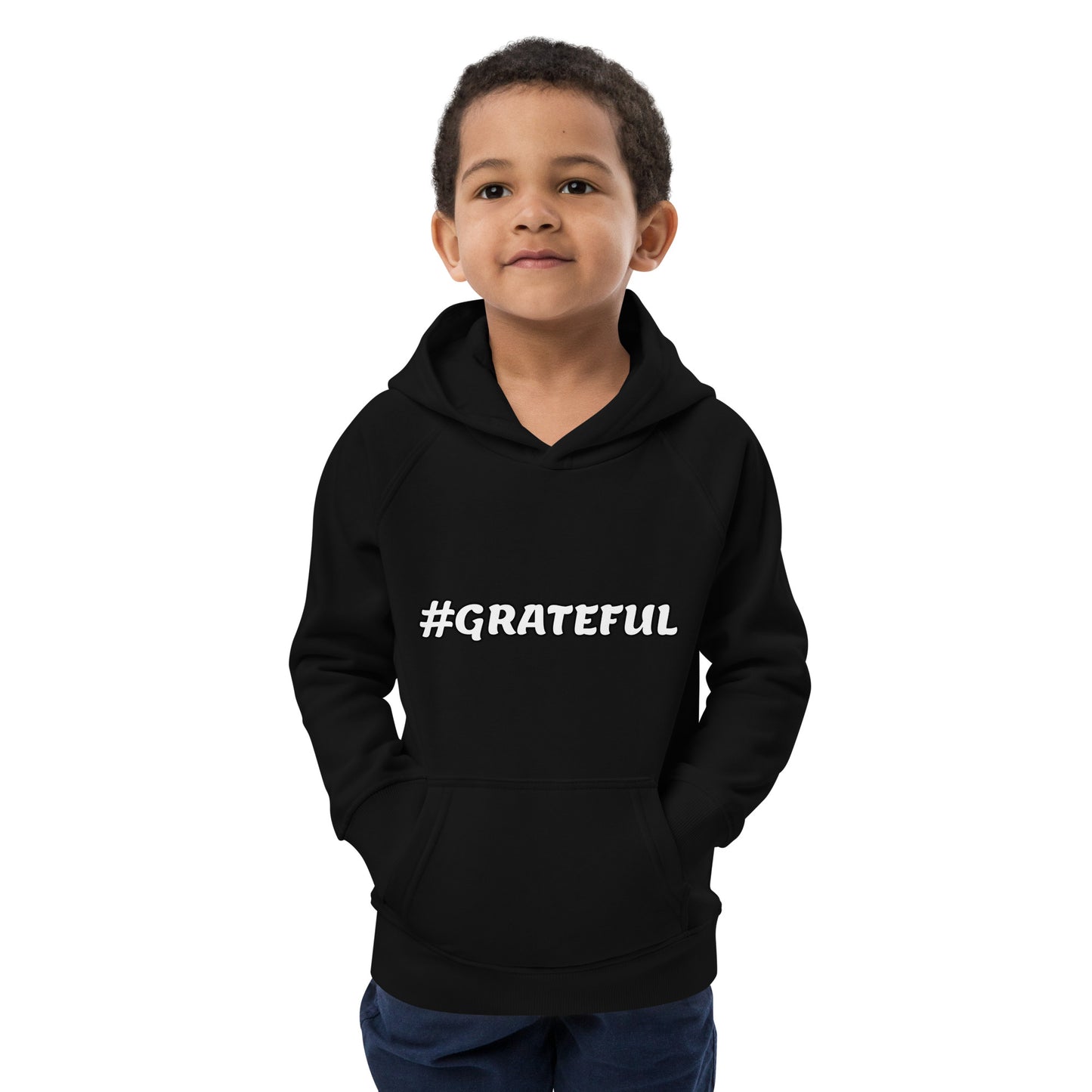 Kids Eco Hoodie-#GRATEFUL