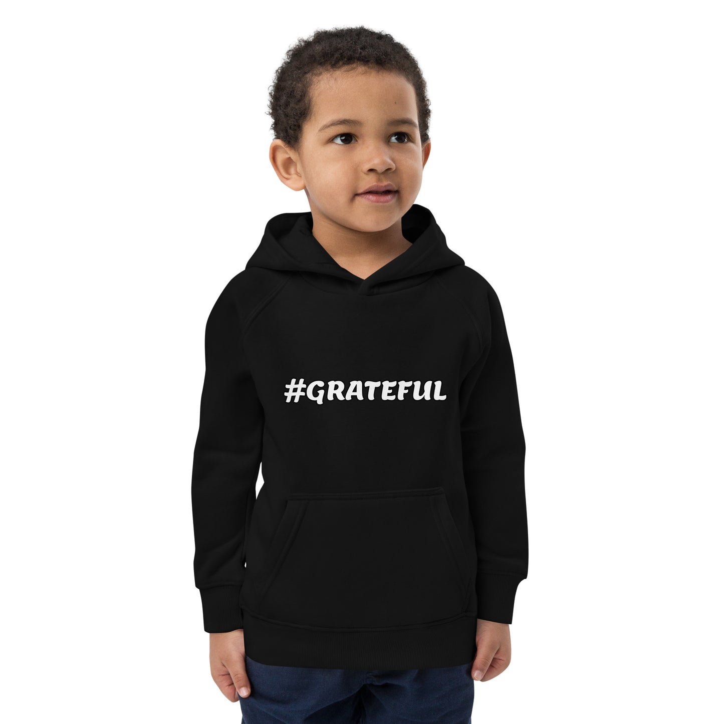 Kids Eco Hoodie-#GRATEFUL