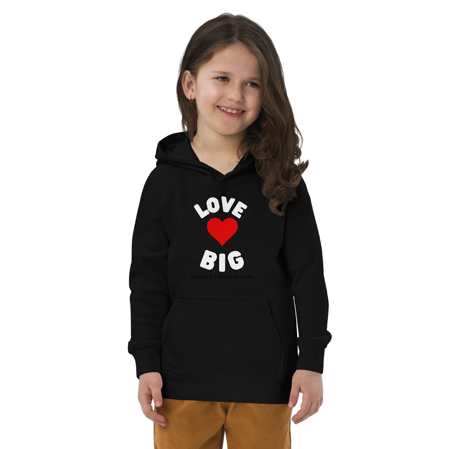 Kids Eco Hoodie-LOVE BIG