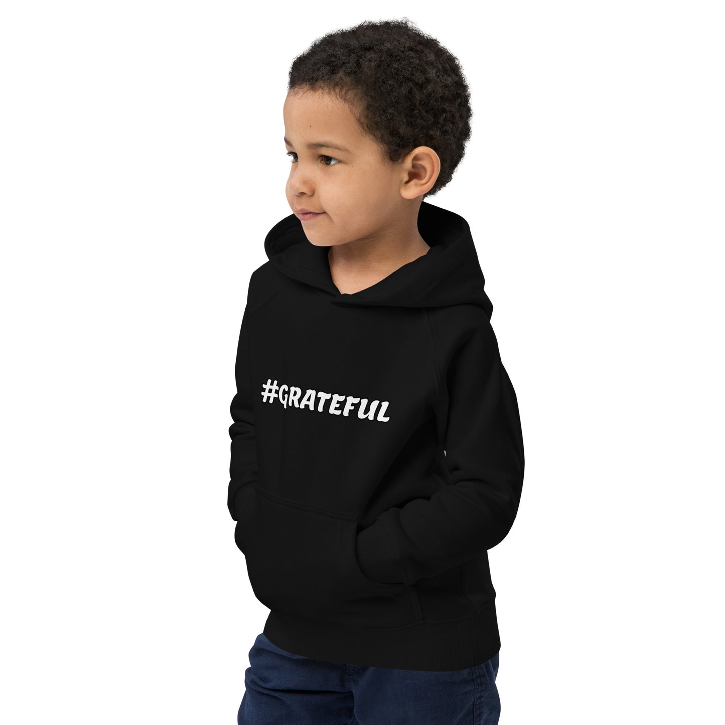 Kids Eco Hoodie-#GRATEFUL