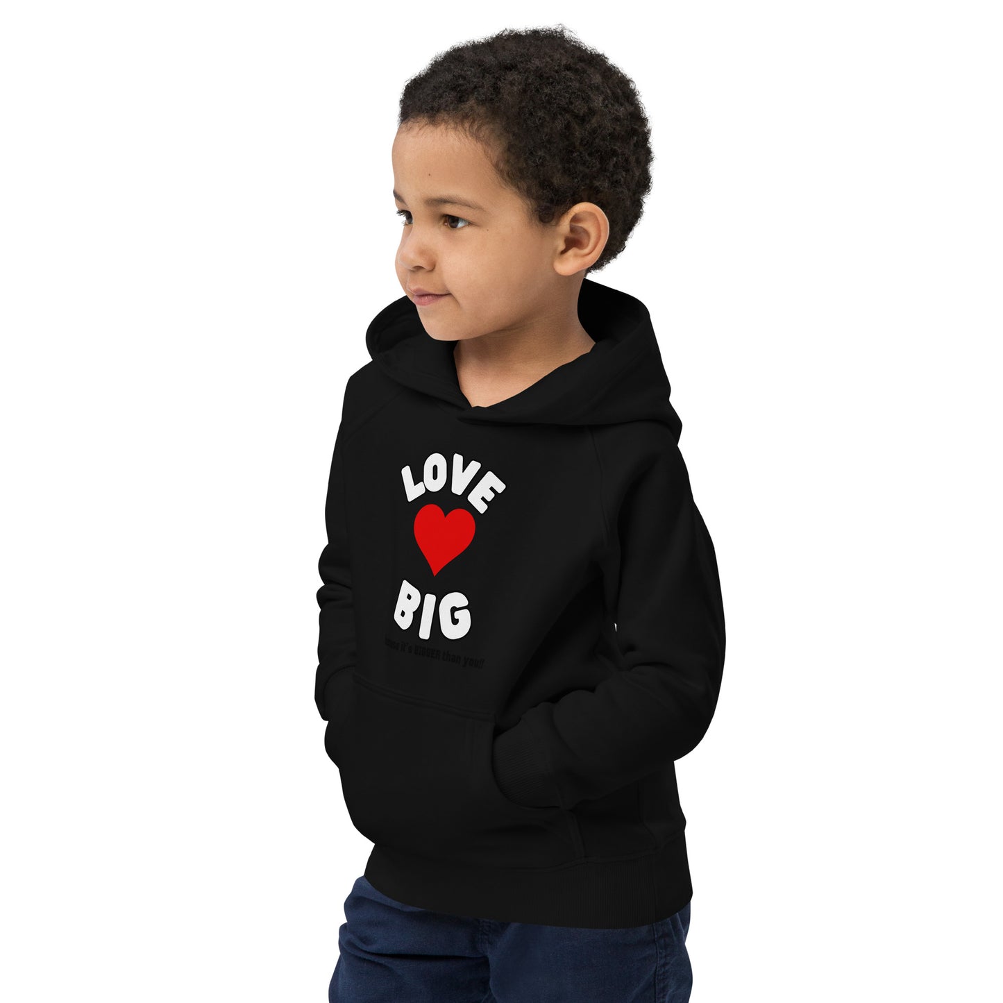 Kids Eco Hoodie-LOVE BIG