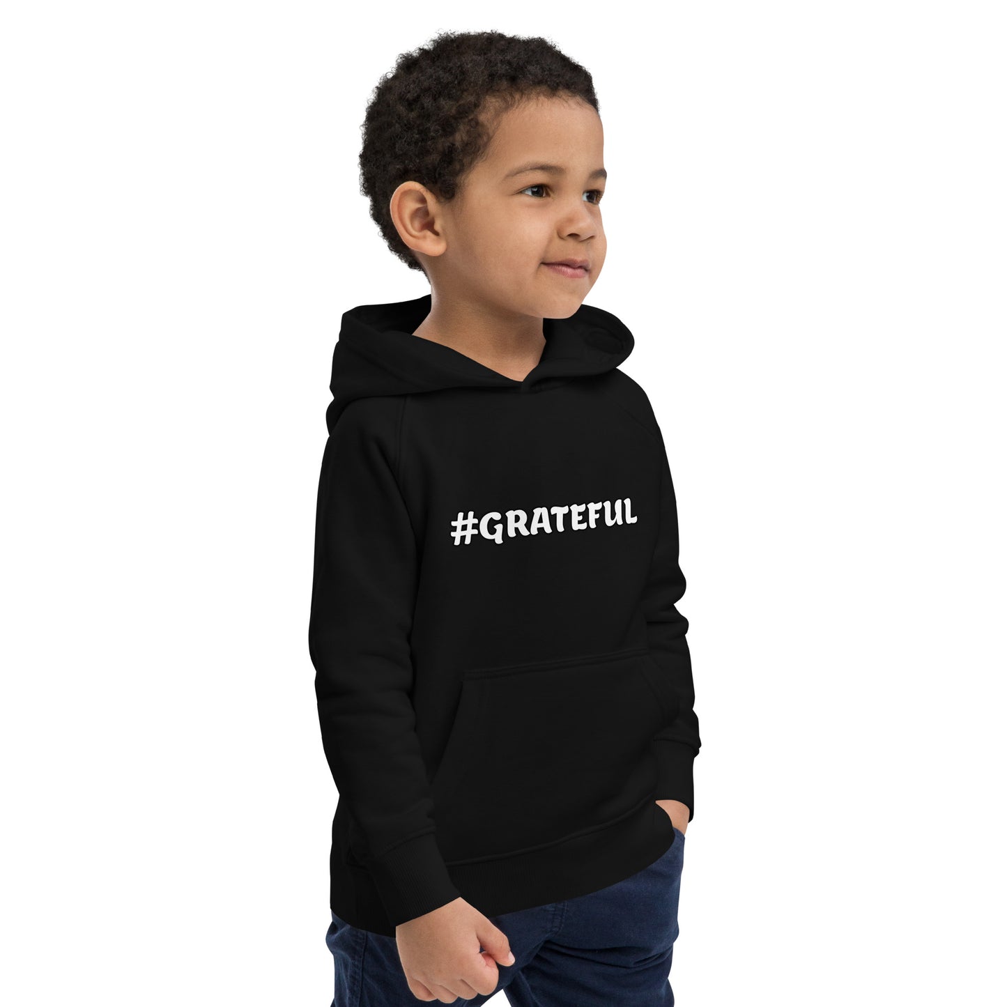 Kids Eco Hoodie-#GRATEFUL