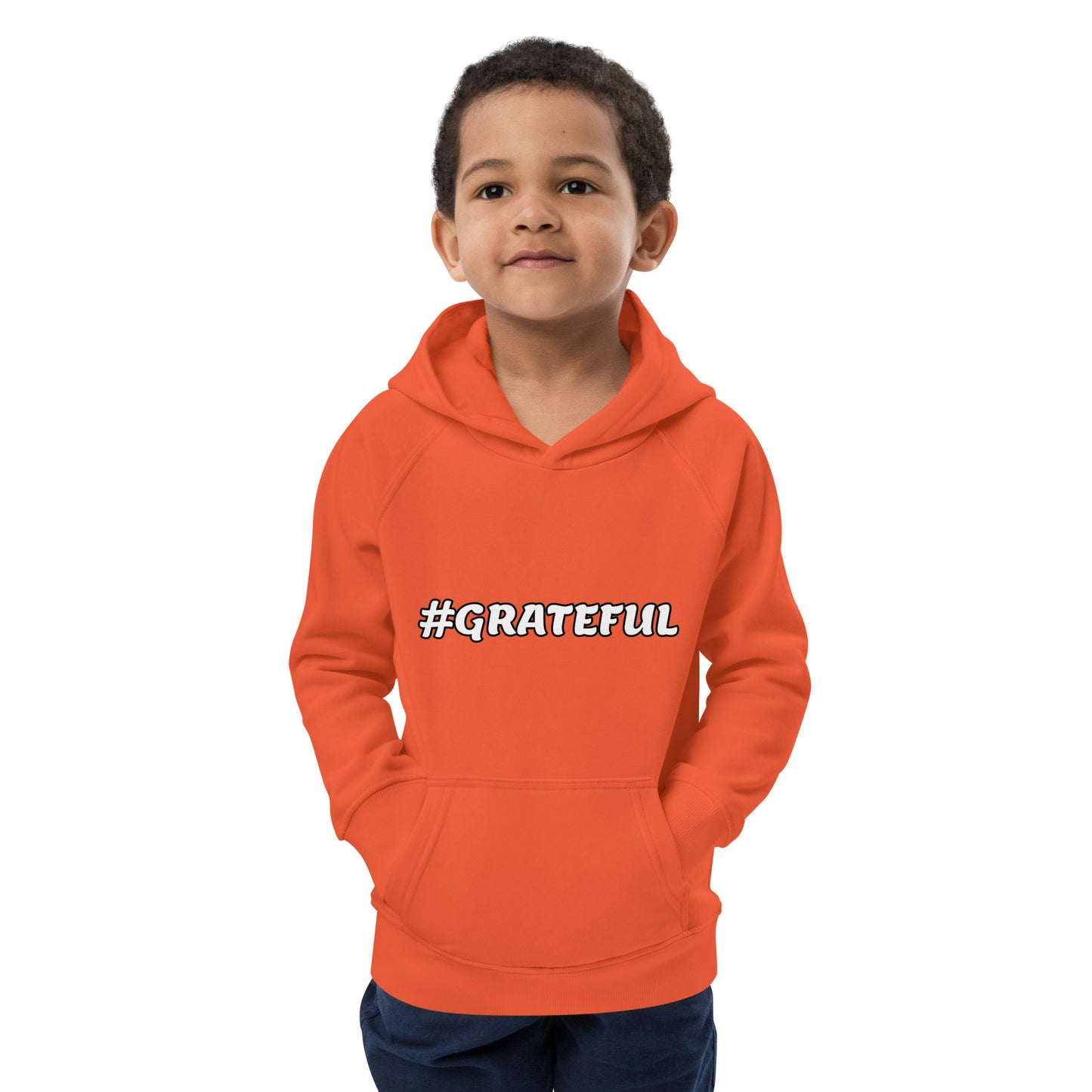 Kids Eco Hoodie-#GRATEFUL