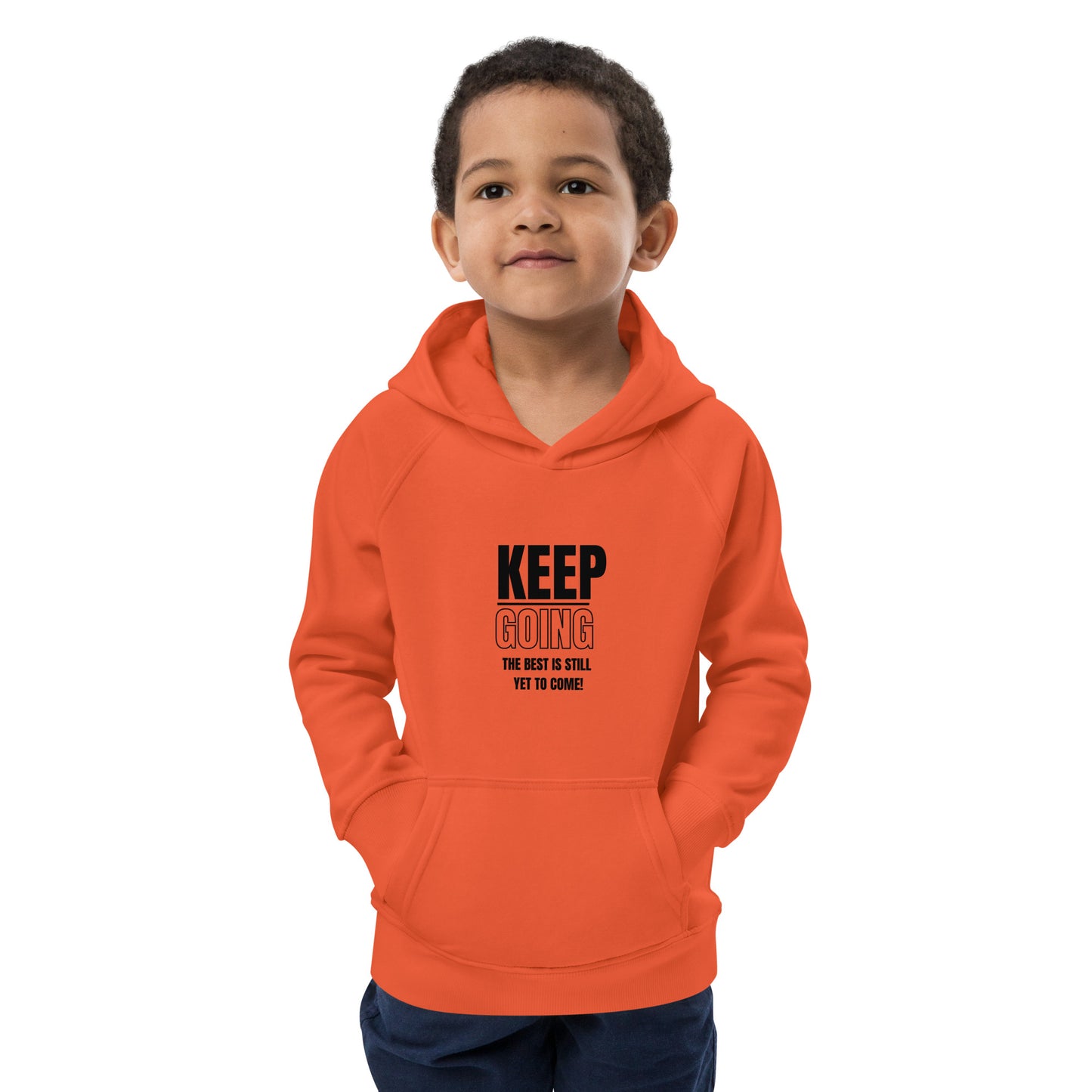 Kids Eco Hoodie-KEEP GOING