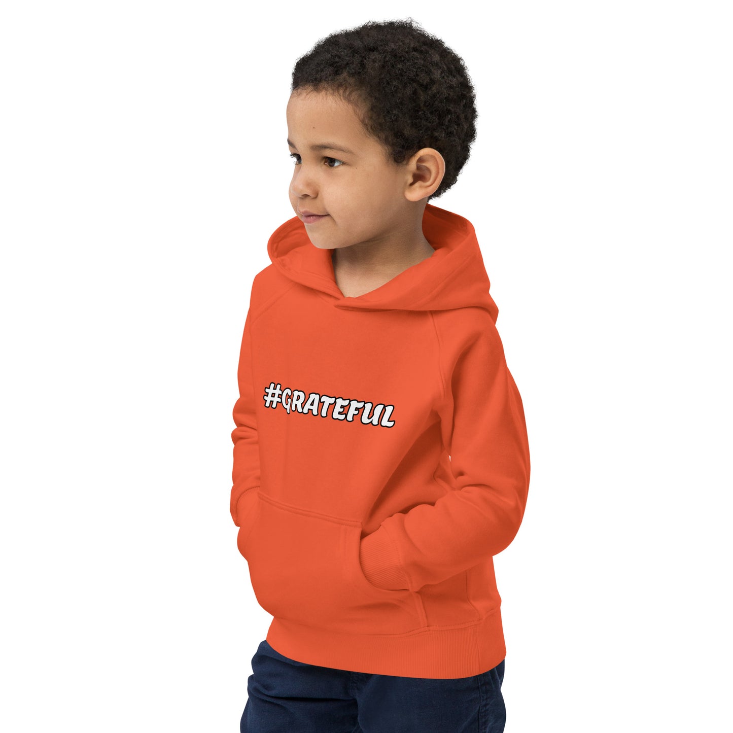 Kids Eco Hoodie-#GRATEFUL