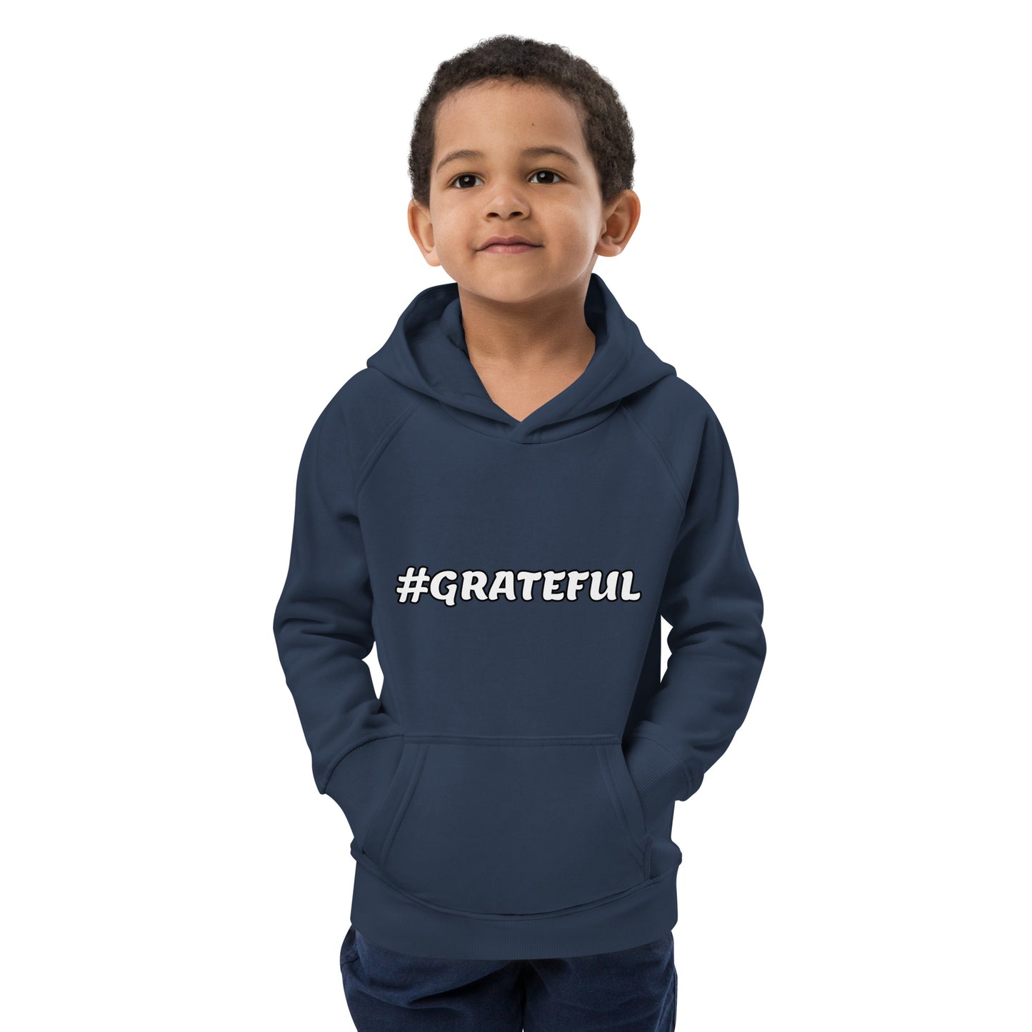 Kids Eco Hoodie-#GRATEFUL