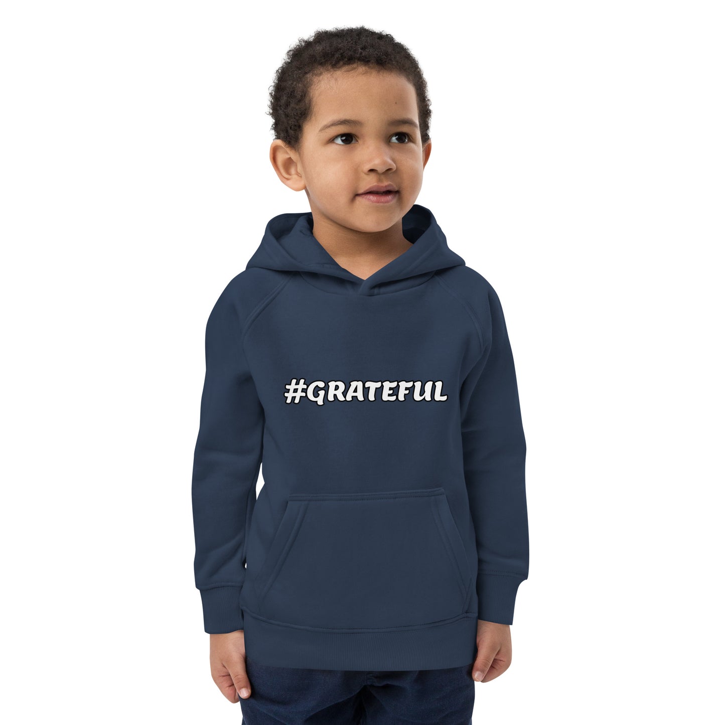 Kids Eco Hoodie-#GRATEFUL