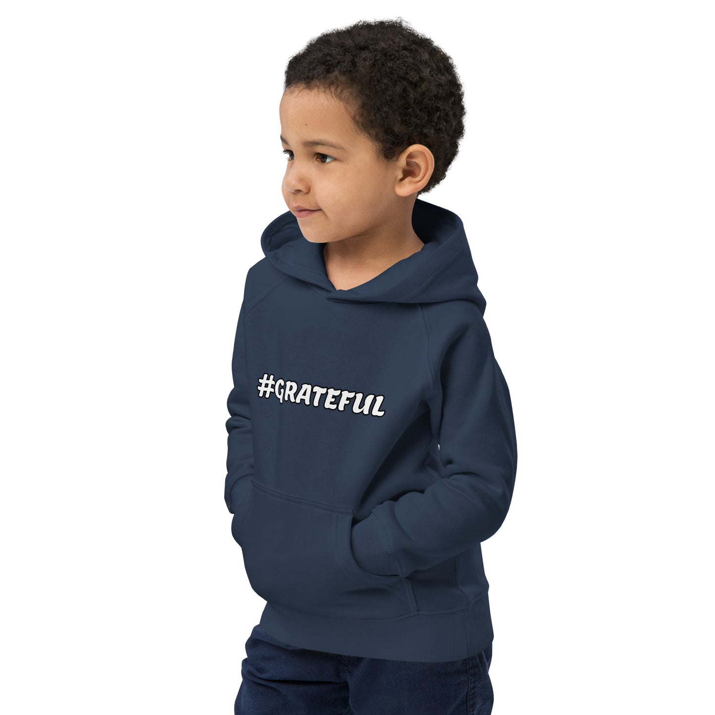 Kids Eco Hoodie-#GRATEFUL