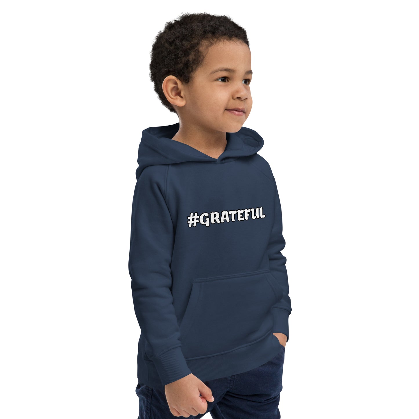 Kids Eco Hoodie-#GRATEFUL