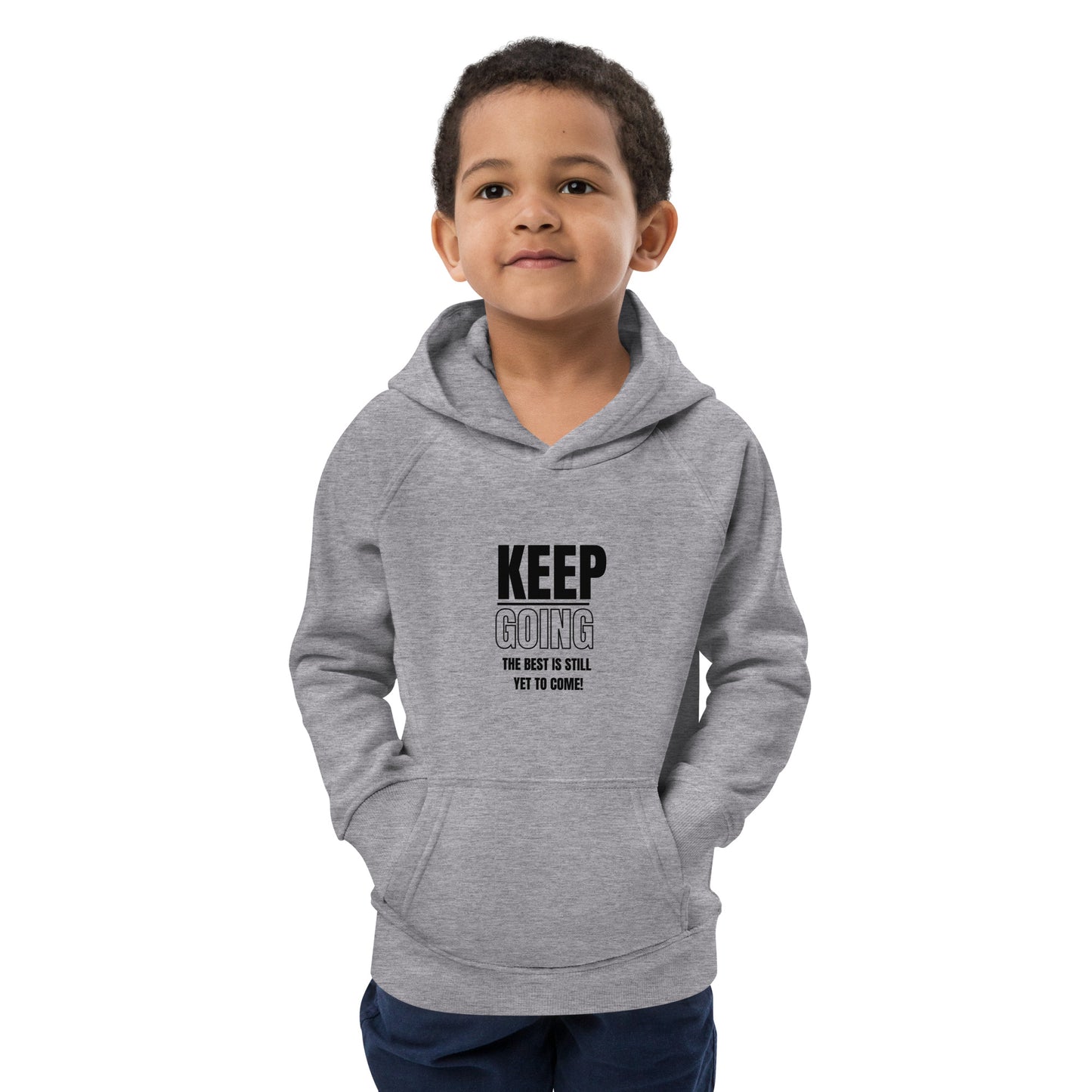 Kids Eco Hoodie-KEEP GOING