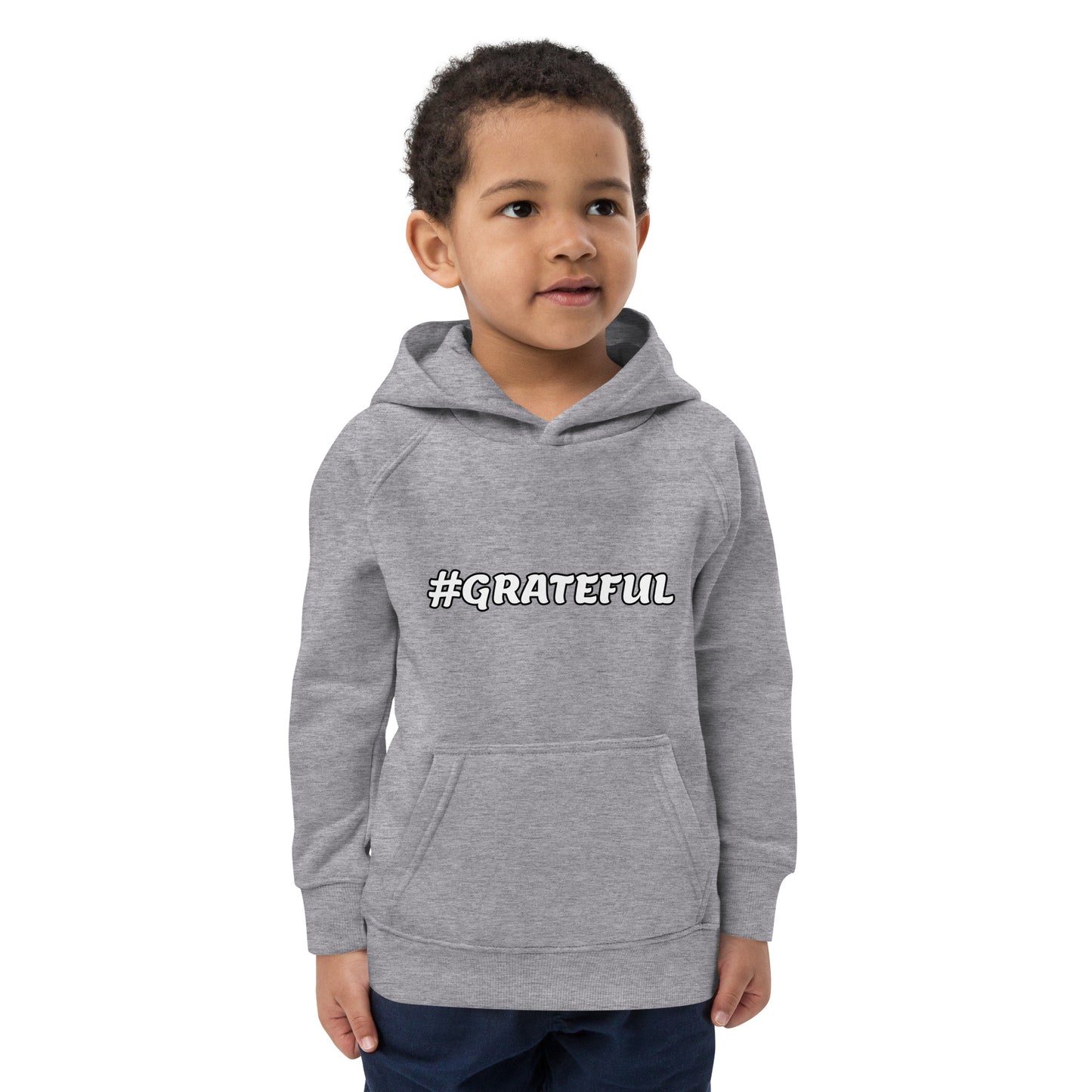 Kids Eco Hoodie-#GRATEFUL