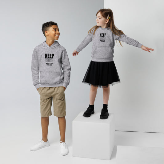 Kids Eco Hoodie-KEEP GOING