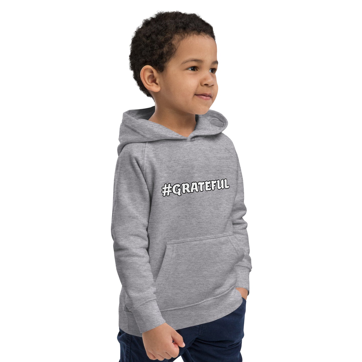 Kids Eco Hoodie-#GRATEFUL